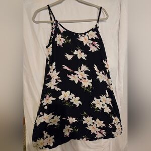 Faded Glory. Floral Sundress Zip Up On Side Of The Dress